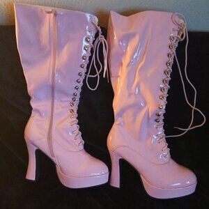 Ellie 5 inch Pink Knee High boots New****never worn!